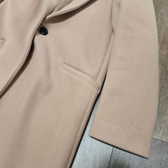 Bianco Ghiaccio Beige Coat Size 40 4 S - Picture 5 of 15